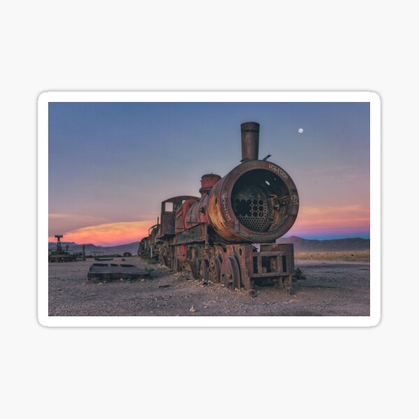 End of the line Sticker
