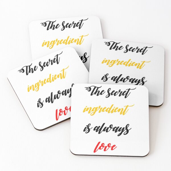 Item preview, The secret Ingredient is always love <3 designed and sold by LekkerPrintz.
