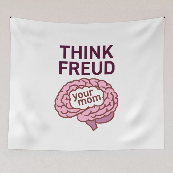 Item preview, Think Freud Brain Psychology designed and sold by ClickForMore.