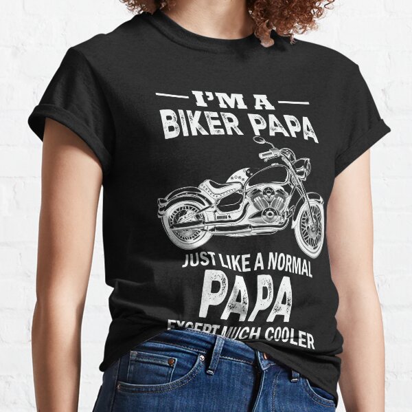 biker papa shirt