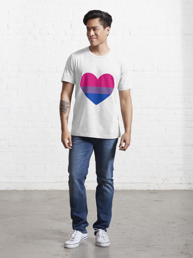 bisexual heart shirt