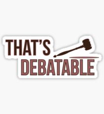 das ist umstritten Sticker