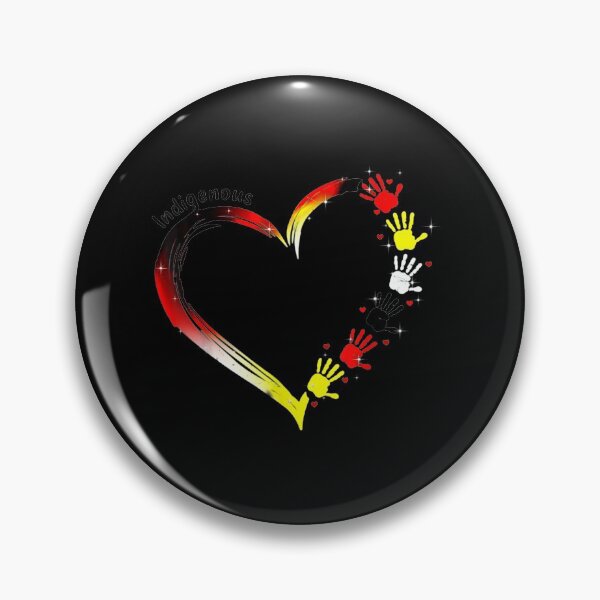 Item preview, Hand Heart Indigenous Native American designed and sold by phoebealfred7.