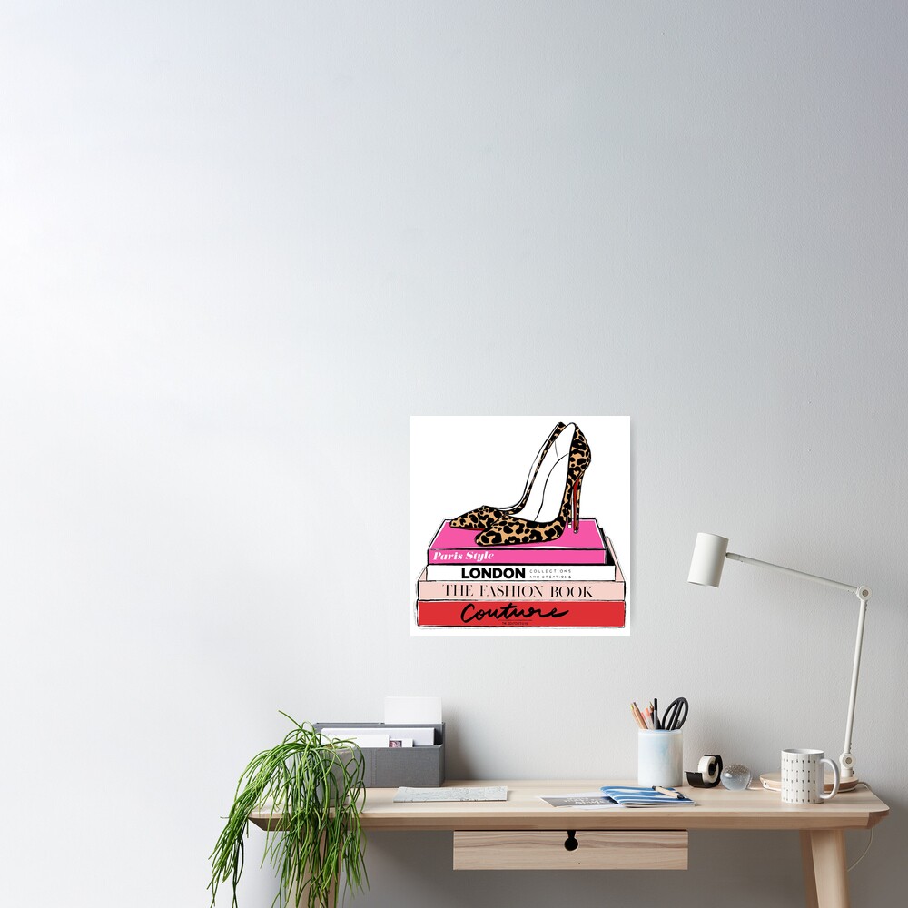 fashion books Poster for Sale by Arianna Gallardo