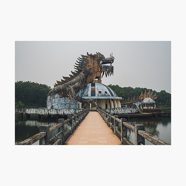 Abandoned water park Photographic Print