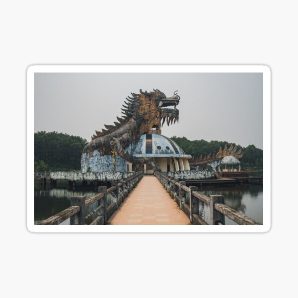 Abandoned water park Sticker