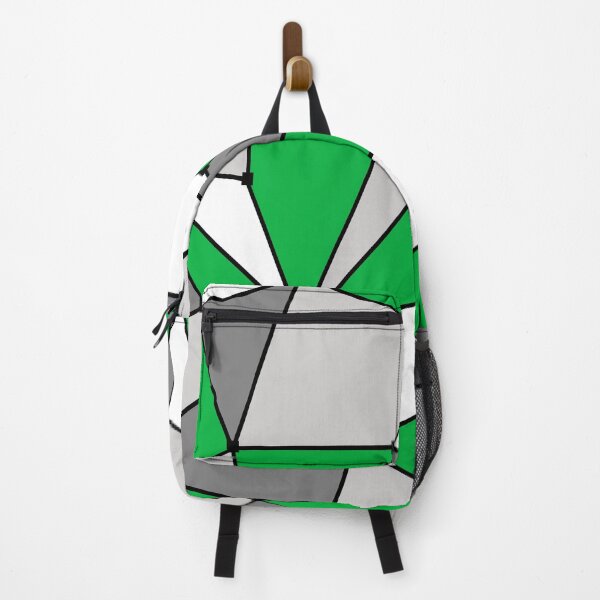 Item preview, Abstract geometric pattern - green, gray and white. designed and sold by K.S ART.