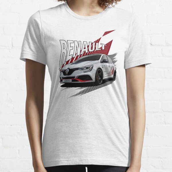 Renault Coupe RS Motor Sport Short Sleeve Noir T Shirt Auto Car