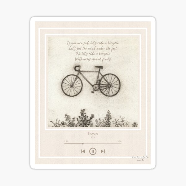 Bicycle by RM Sticker