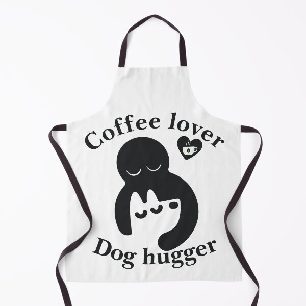 Item preview, Coffee lover and dog hugger black designed and sold by Tanuja Sharma.