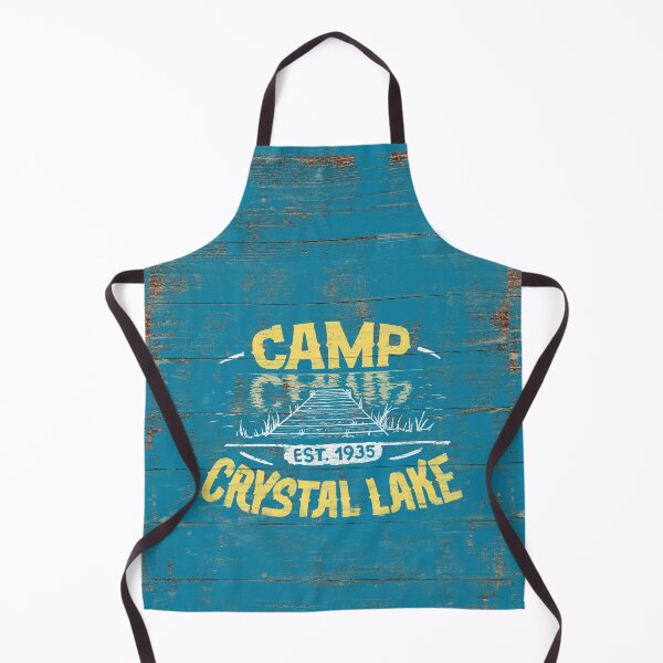 Item preview, Camp Crystal Lake Sign, Rustic Lake Sign Illinois, Lake House Turquoise Vintage Sign, Friday the 13th designed and sold by PaulLesser.