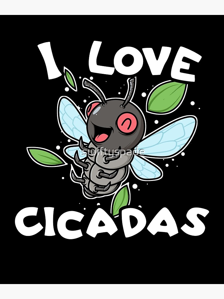 “I Love Cicadas Brood X Cicada Shirt Cicada Tshirt 2021 Funny Cute