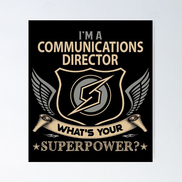 Item preview, Communications Director T Shirt - Superpower Job Gift Item Tee designed and sold by eaneyjulie.
