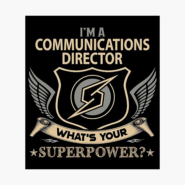 Item preview, Communications Director T Shirt - Superpower Job Gift Item Tee designed and sold by eaneyjulie.