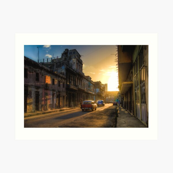 Cuban streets Art Print
