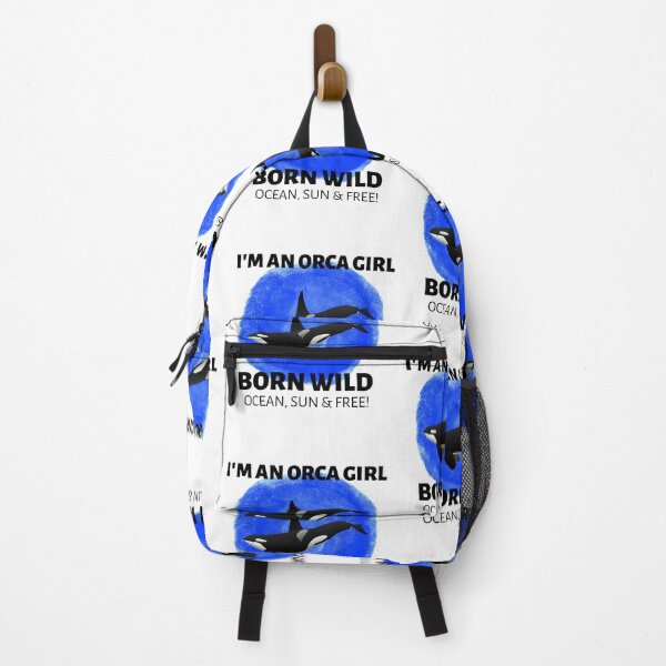 Item preview, ORCA GIRL, FREE ORCA, BORN WILD, ORCA MEME, designed and sold by R B Chrystal.