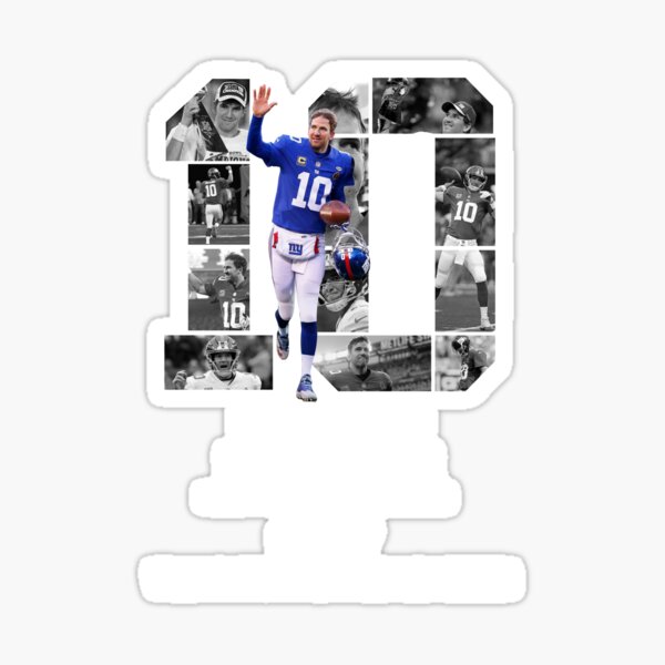 Eli manning sticker on jersey Clearance