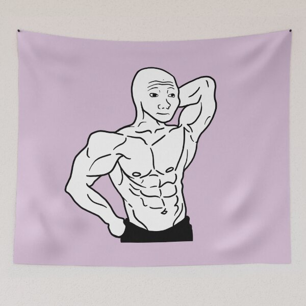 Item preview, RIPPED WOJAK designed and sold by FrankiStack.