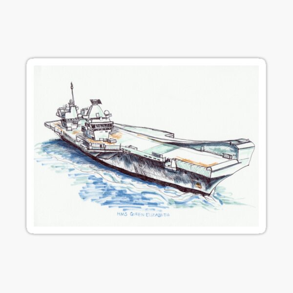 Item preview, HMS Queen Elizabeth designed and sold by bethfrostart.
