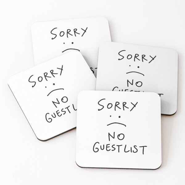 Item preview, Sorry No Guest List - Funny Berlin Club Saying designed and sold by isstgeschichte.