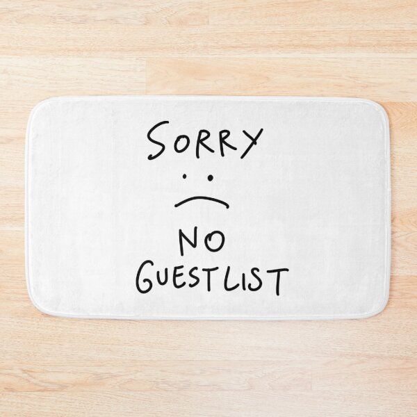 Item preview, Sorry No Guest List - Funny Berlin Club Saying designed and sold by isstgeschichte.