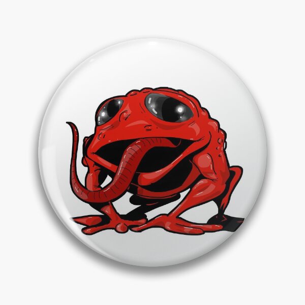 Item preview, Evil monster red frog  designed and sold by Pittstop.