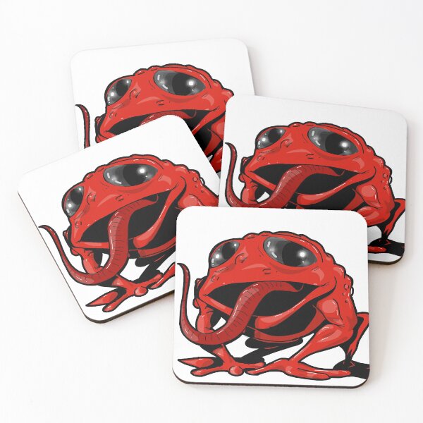 Item preview, Evil monster red frog  designed and sold by Pittstop.
