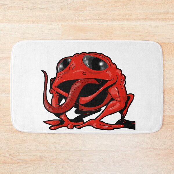 Item preview, Evil monster red frog  designed and sold by Pittstop.