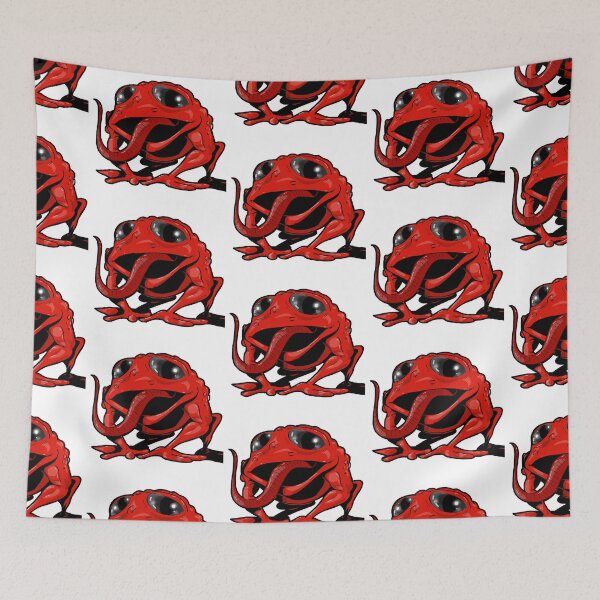 Item preview, Evil monster red frog  designed and sold by Pittstop.