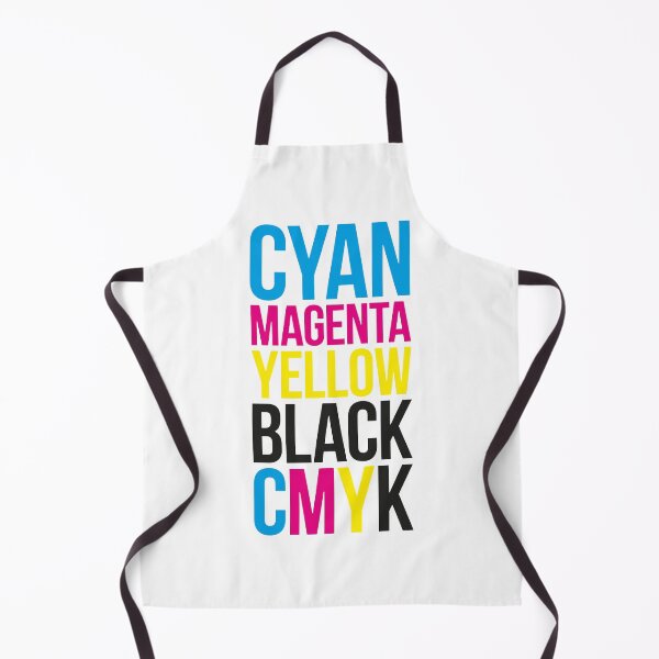 Item preview, Cyan Magenta Yellow Black (CMYK) Typography Stack designed and sold by John Uttley.