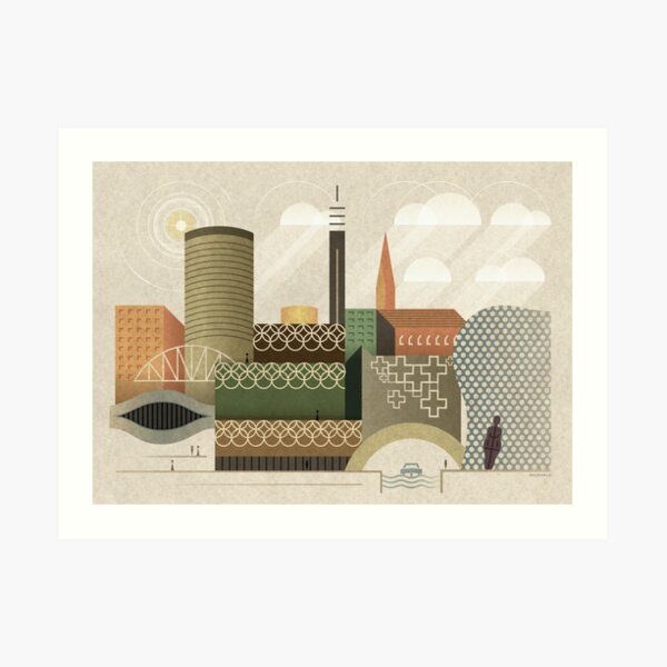 Autumn in Brum Art Print