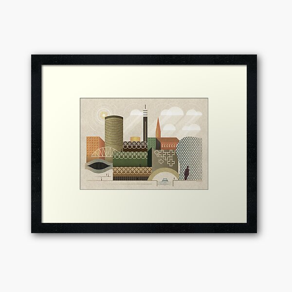 Autumn in Brum Framed Art Print