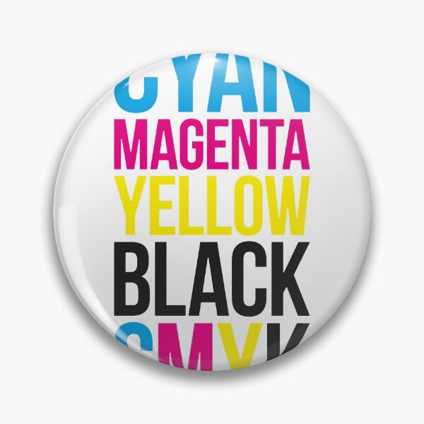 Item preview, Cyan Magenta Yellow Black (CMYK) Typography Stack designed and sold by John Uttley.