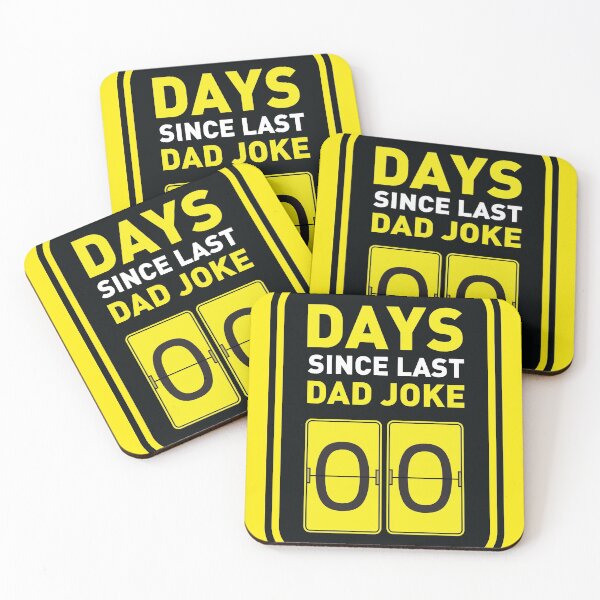 Item preview, Days Without Incident - Dad Jokes designed and sold by CloakAndDaggers.