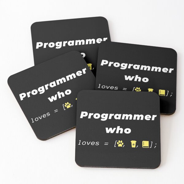 Item preview, Programmer who loves dogs, coffee, and books designed and sold by Mechashadow.