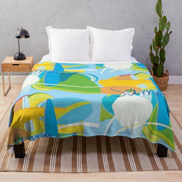 Item preview, summer tropical abstract pattern with leisure sports motives designed and sold by sonaadalian.