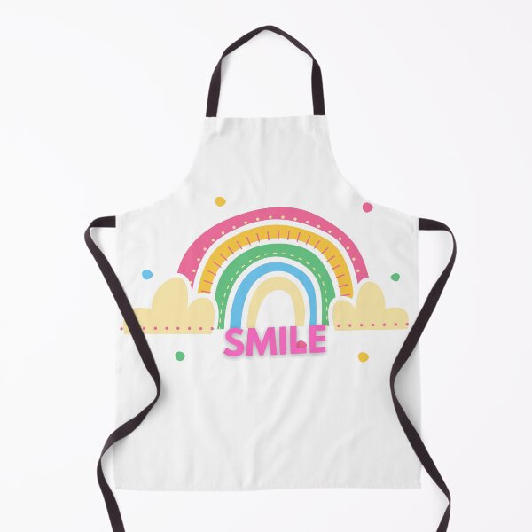 Item preview, Cute Colorful Rainbow with a Smile designed and sold by deeloutshirts.