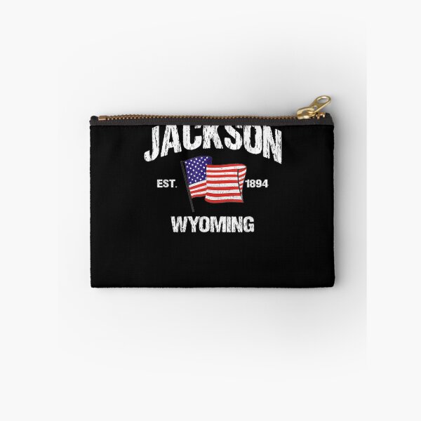 Artikelvorschau, Jackson Wyoming Wy Usa Stars Stripes Vintage Style Gift entworfen und verkauft von mchargue12.