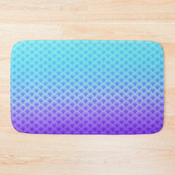 Item preview, Aqua and purple mermaid scale background  designed and sold by Tanuja  Sharma.