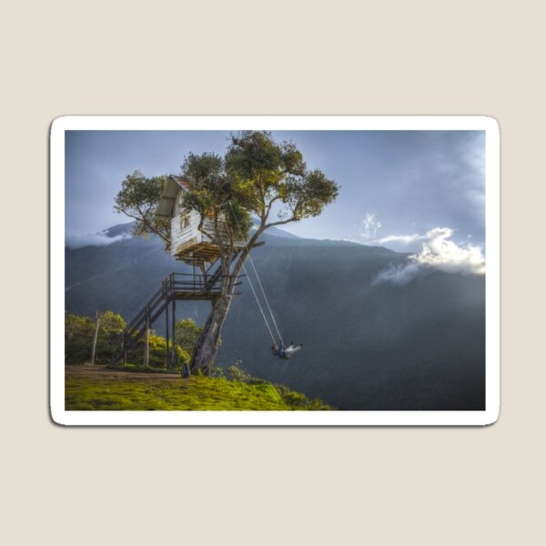 Swing at the end of the world Magnet