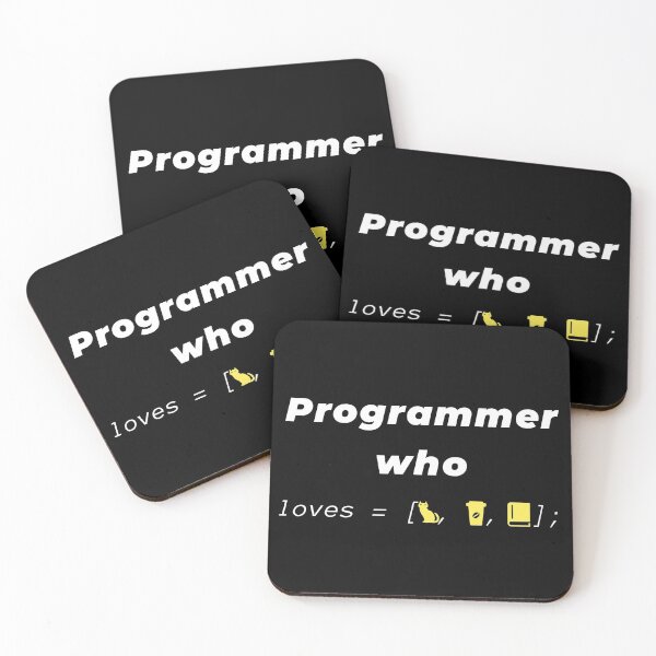 Item preview, Programmer who loves cats, coffee, and books designed and sold by Mechashadow.