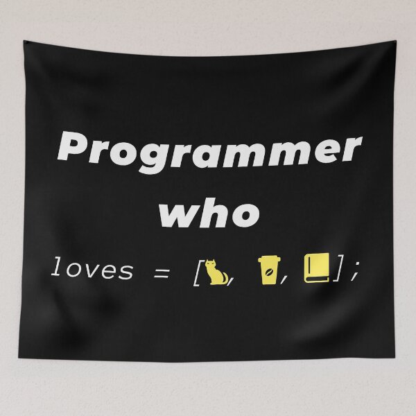 Item preview, Programmer who loves cats, coffee, and books designed and sold by Mechashadow.