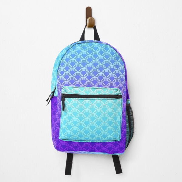 Item preview, Aqua and purple mermaid scale background designed and sold by Tanuja Sharma.