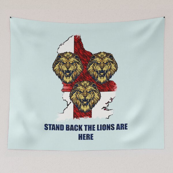 Item preview, England Euro 2021 Lions designed and sold by FullThrottleLif.