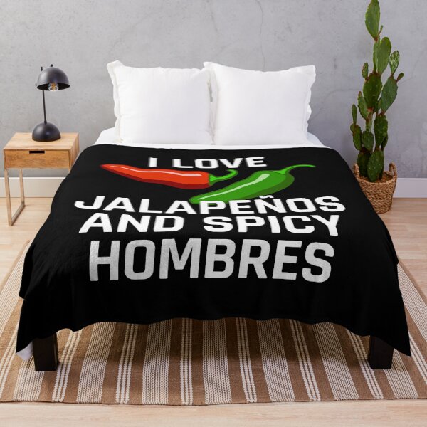 Item preview, I Love Jalapeños and Spicy Hombres designed and sold by ClickForMore.
