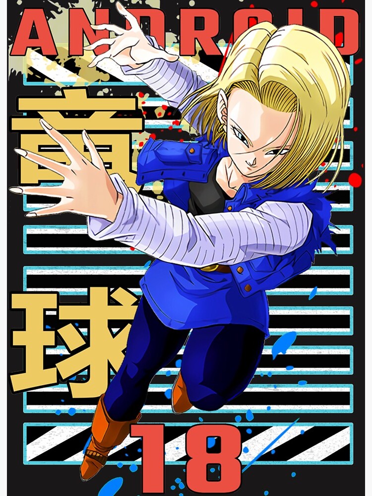 My fanart for Android 18, my favorite dragon ball character : r/dbz