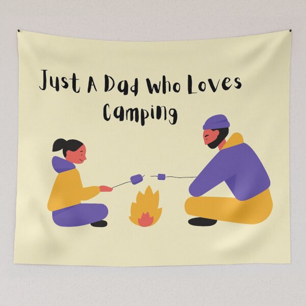 Item preview, Just A Dad Who Loves Camping designed and sold by Nesro34.