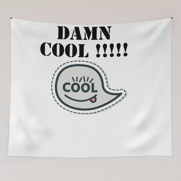Item preview, Damn cool, awesome quote designed and sold by Anup786.