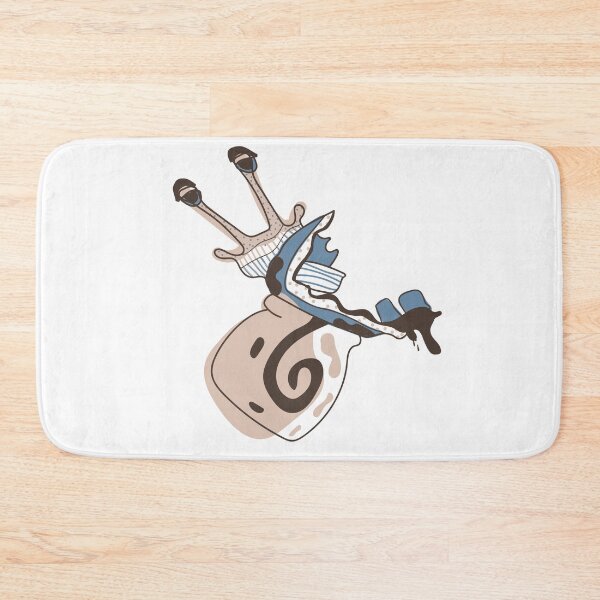 Item preview, Blue and beige sea snail designed and sold by ArtinaStudio.