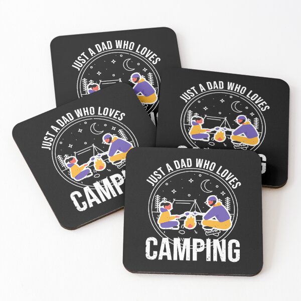 Item preview, just a dad who loves camping designed and sold by taddd.